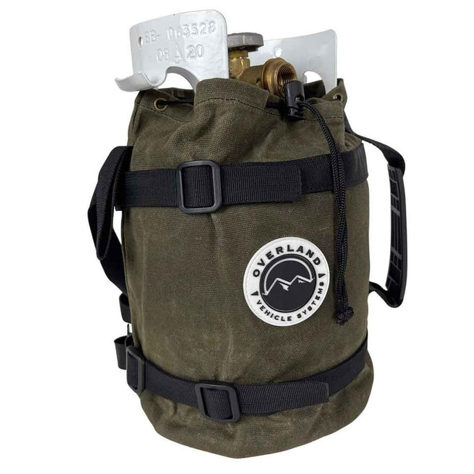 PROPANE BAG WITH HANDLE AND STRAPS