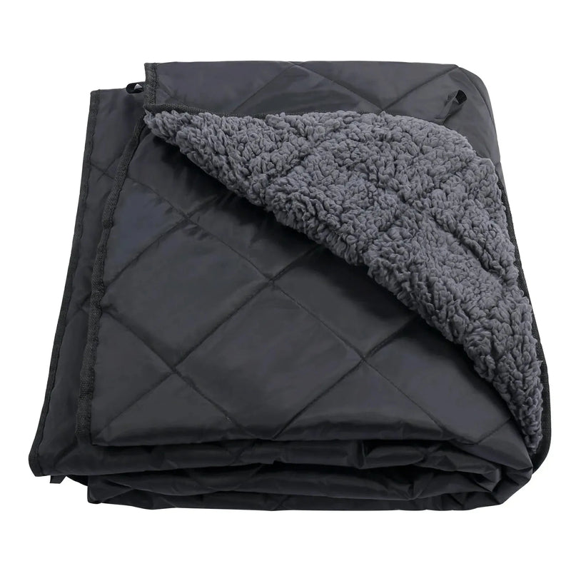 Load image into Gallery viewer, Waterproof Stadium Blanket with Sherpa Lining
