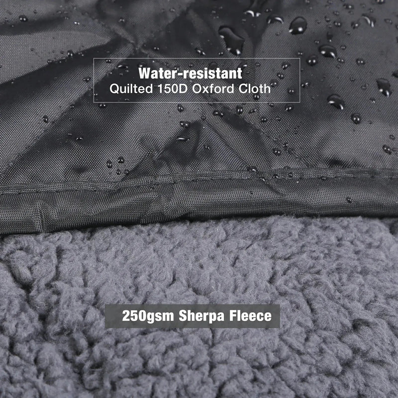 Load image into Gallery viewer, Waterproof Stadium Blanket with Sherpa Lining
