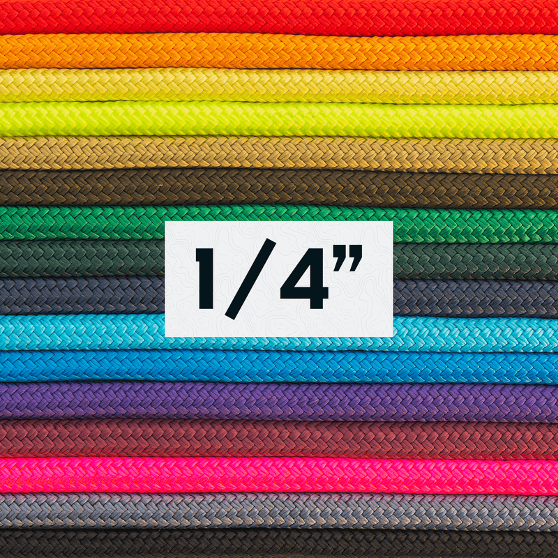 Load image into Gallery viewer, 1/4&quot; Double Braid Solid Colors
