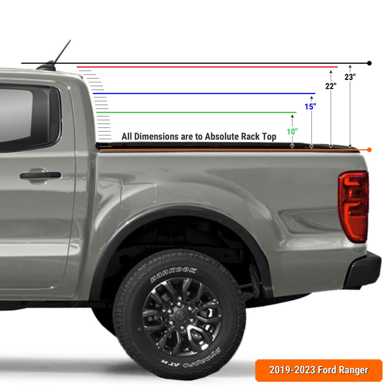 Load image into Gallery viewer, XTR1 Bed Rack for Ford Ranger
