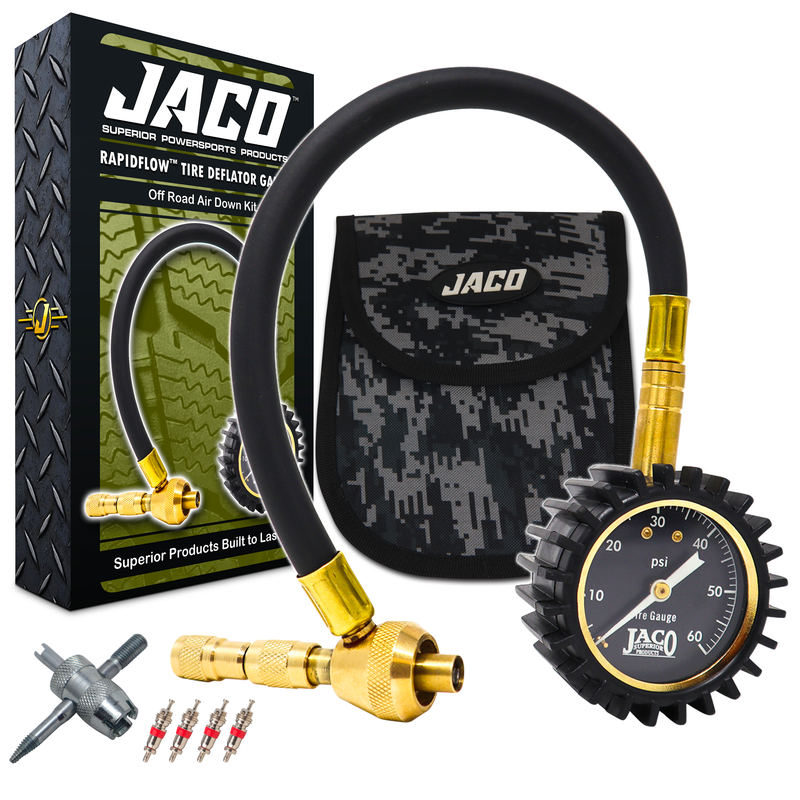 Load image into Gallery viewer, RapidFlow™ Tire Deflator Gauge (0-60 PSI) | Rapid Off-Road Air Down Kit
