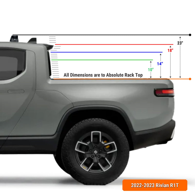 Load image into Gallery viewer, XTR1 Bed Rack for 2021-2024 Rivian R1T
