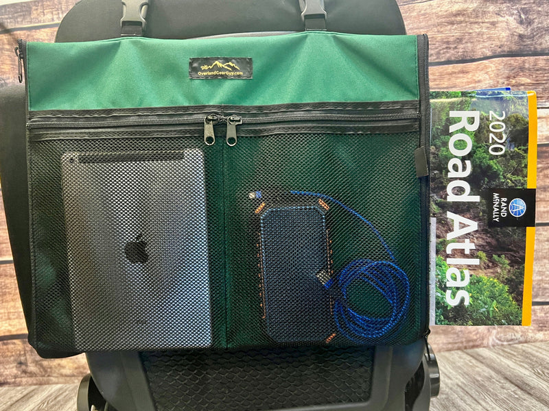 Load image into Gallery viewer, Road Atlas, Laptop/Tablet Seatback Pouch
