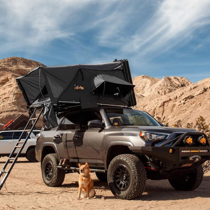 Load image into Gallery viewer, Patriot Aluminum Fold Out Roof Top Tent

