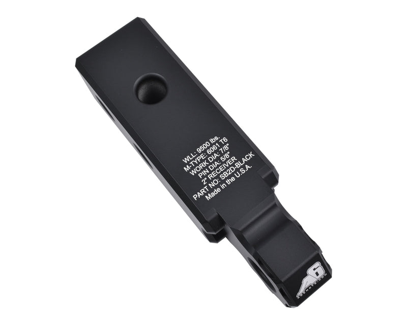 Load image into Gallery viewer, Shackle Block 2&quot; Assembly - Black
