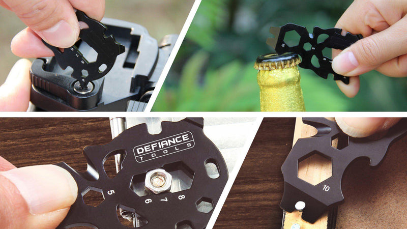 Load image into Gallery viewer, Skull Keychain EDC Tool - 8 in 1
