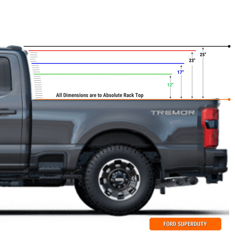 Load image into Gallery viewer, XTR1 Bed Rack for Ford F-250 / F-350 Super Duty
