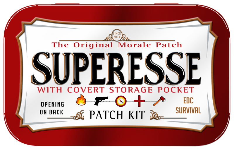 Load image into Gallery viewer, Storage Pocket Patch:  &quot;Altoids&quot; The Original Morale Patch by Superesse with Covert Storage Pocket
