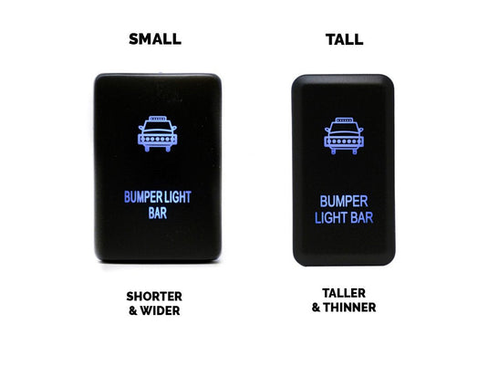 Tall Style Toyota OEM Style "BUMPER LIGHT BAR" Switch