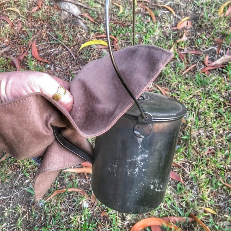 Load image into Gallery viewer, Camp Rag - Burn Proof Work Cloth built from Durable Kevlar Fabric w/ Lanyard Grommet.
