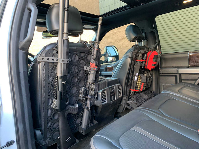 Shotgun and Rifle Mount - Vehicle Seat Back Mounting Kit