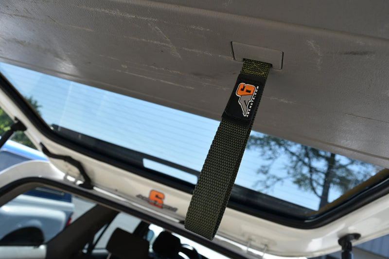 Load image into Gallery viewer, (3rd/4th GEN) Toyota 4Runner Rear Lift Gate Hatch Pull Assist Strap (OD GREEN)
