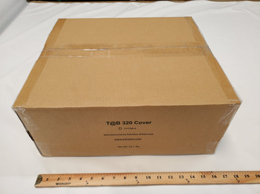 NuCamp TAB 360 CS (Clamshell) Trailer Cover by PahaQue Heavy Duty Weather Proof Protection