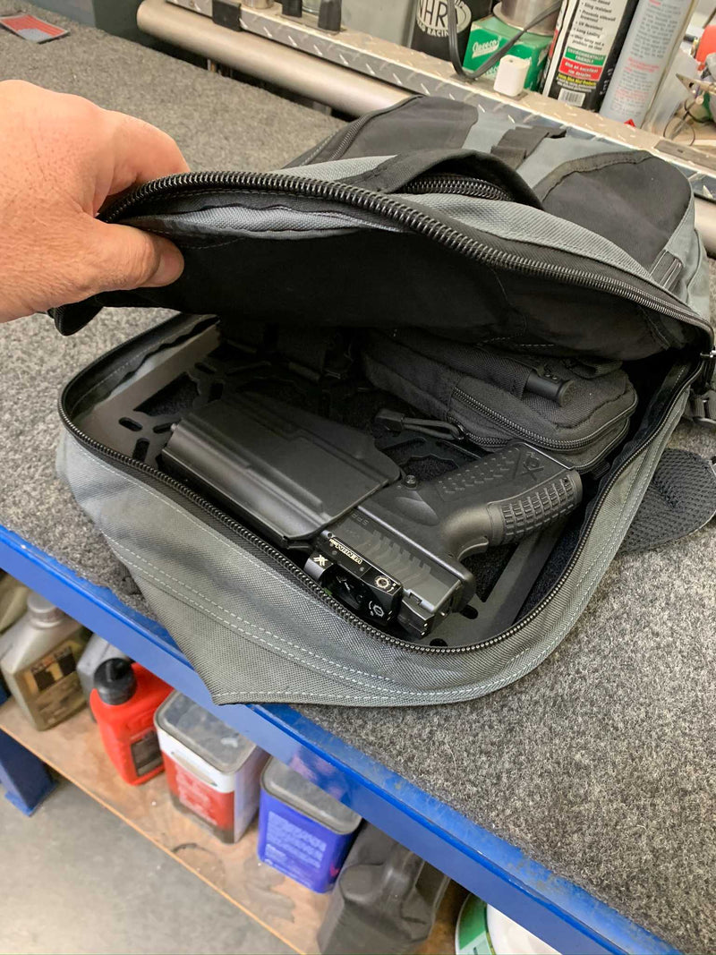 Load image into Gallery viewer, Backpack Insert Panel kit - with pistol holder, first aid kit, dual mag holder, Molle pouch
