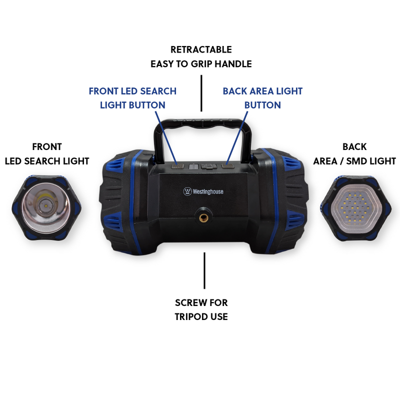 Load image into Gallery viewer, Westinghouse WF217 Rechargeable Search Light, Area Light, Mobile Power
