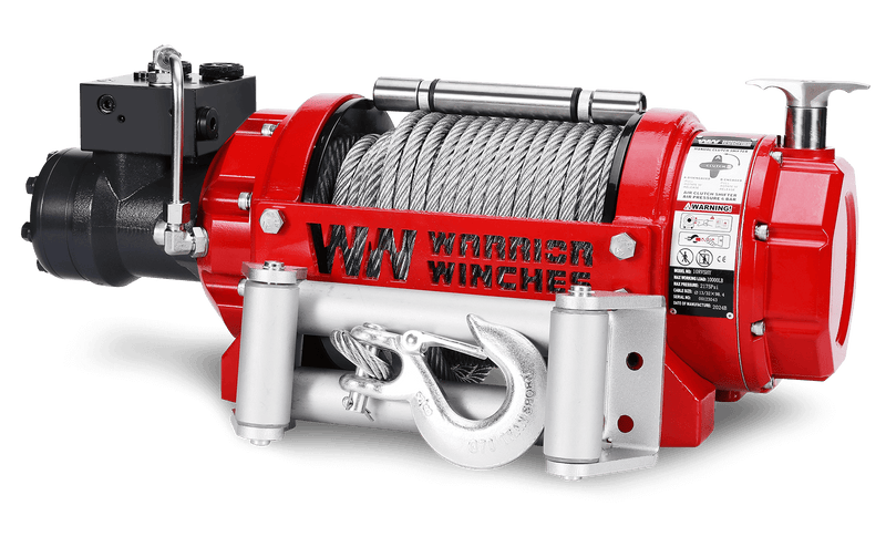 Load image into Gallery viewer, RV10 10,000lb (4.5 Ton) Industrial Hydraulic Winch - Steel Rope
