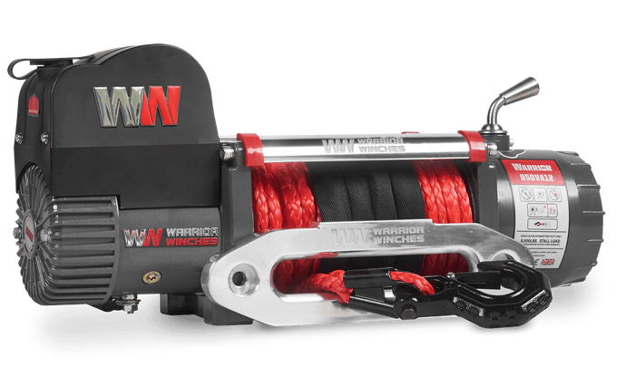 Samurai 12,500lb 12v Electric Winch - Synthetic Rope