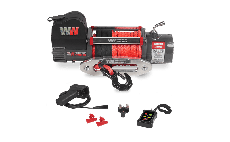 Load image into Gallery viewer, Samurai 12,500lb 12v Electric Winch - Synthetic Rope
