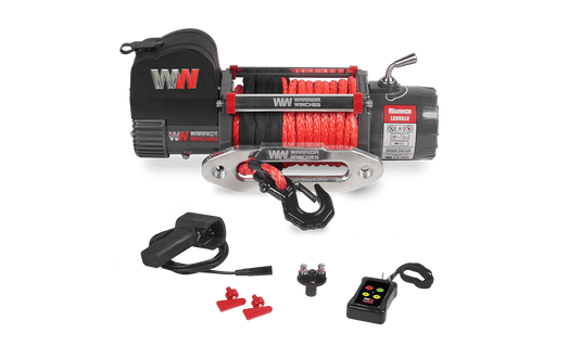 Samurai 12,500lb 12v Electric Winch - Synthetic Rope