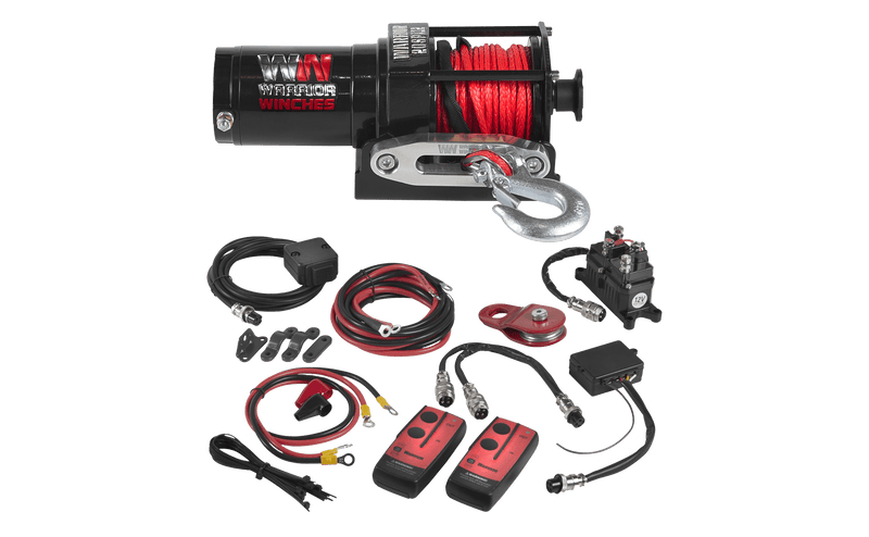 Load image into Gallery viewer, Ninja 2,000lb 12v Electric Winch - Synthetic Rope
