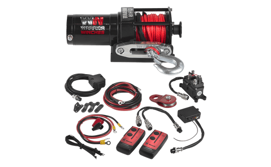 Ninja 2,000lb 12v Electric Winch - Synthetic Rope