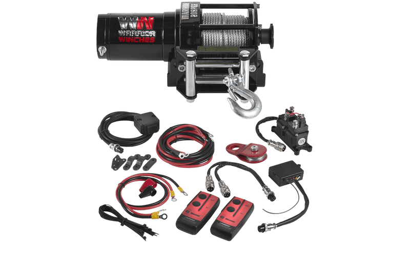 Load image into Gallery viewer, Ninja 2,000lb 12v Electric Winch - Steel Rope
