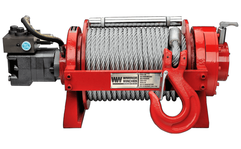 Load image into Gallery viewer, YP9 20,000lb (9 Ton) Skid Steer Hydraulic Winch - Steel Rope
