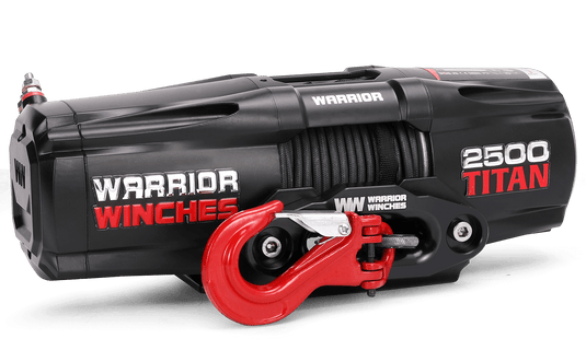 Titan 2,500lb 12v Electric Winch - Synthetic Rope