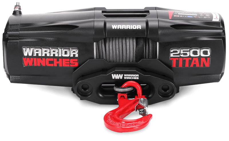 Load image into Gallery viewer, Titan 2,500lb 12v Electric Winch - Synthetic Rope
