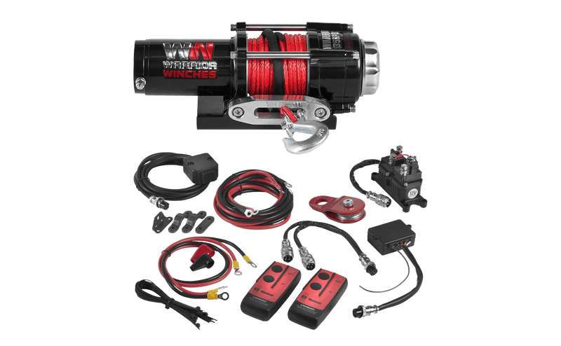 Load image into Gallery viewer, Ninja 3,500lb 12v Electric Winch - Synthetic Rope
