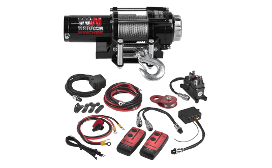 Ninja 3,500lb 12v Electric Winch - Steel Rope