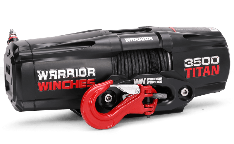 Load image into Gallery viewer, Titan 3,500lb 12v Electric Winch - Synthetic Rope
