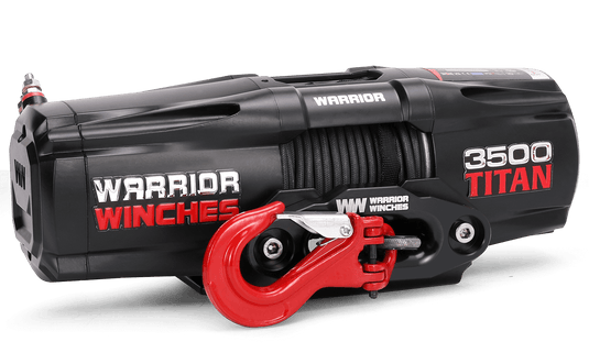 Titan 3,500lb 12v Electric Winch - Synthetic Rope