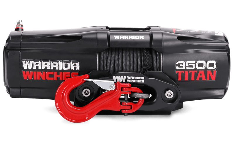 Load image into Gallery viewer, Titan 3,500lb 12v Electric Winch - Synthetic Rope
