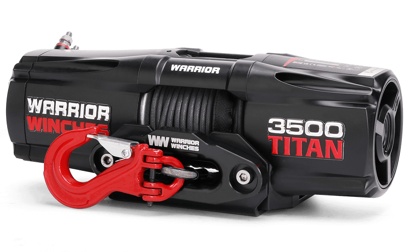 Load image into Gallery viewer, Titan 3,500lb 12v Electric Winch - Synthetic Rope
