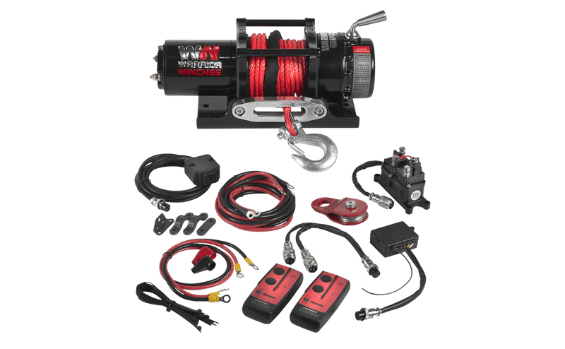 Load image into Gallery viewer, Ninja 4,500lb 12v Electric Winch - Synthetic Rope
