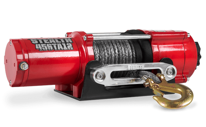 Stealth 4,500lb 12v Electric Winch - Synthetic Rope