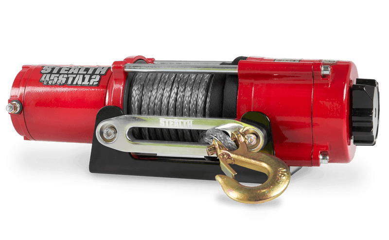 Load image into Gallery viewer, Stealth 4,500lb 12v Electric Winch - Synthetic Rope
