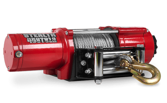 Stealth 4,500lb 12v Electric Winch - Steel Rope