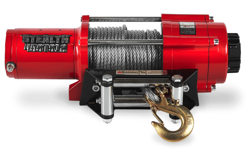 Load image into Gallery viewer, Stealth 4,500lb 12v Electric Winch - Steel Rope
