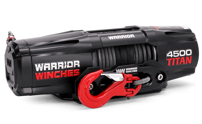 Load image into Gallery viewer, Titan 4,500lb 12v Electric Winch - Synthetic Rope
