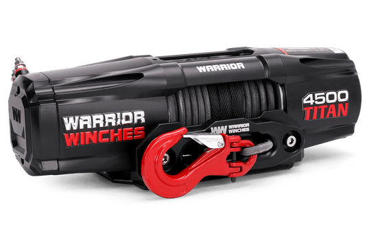Titan 4,500lb 12v Electric Winch - Synthetic Rope
