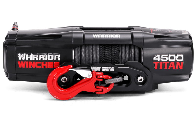 Load image into Gallery viewer, Titan 4,500lb 12v Electric Winch - Synthetic Rope
