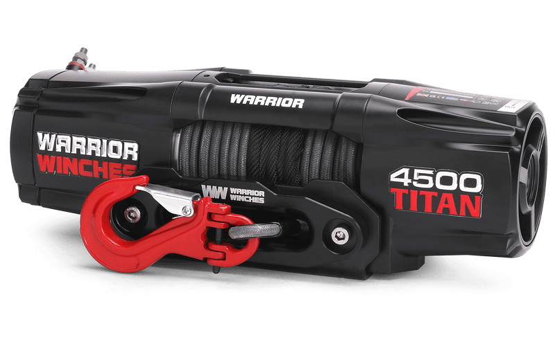 Load image into Gallery viewer, Titan 4,500lb 12v Electric Winch - Synthetic Rope
