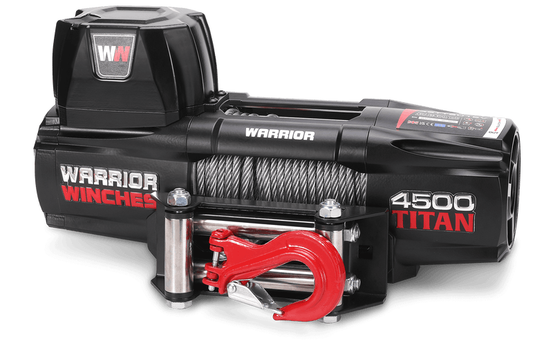 Load image into Gallery viewer, Titan 4,500lb 12v Electric Winch - Steel Rope
