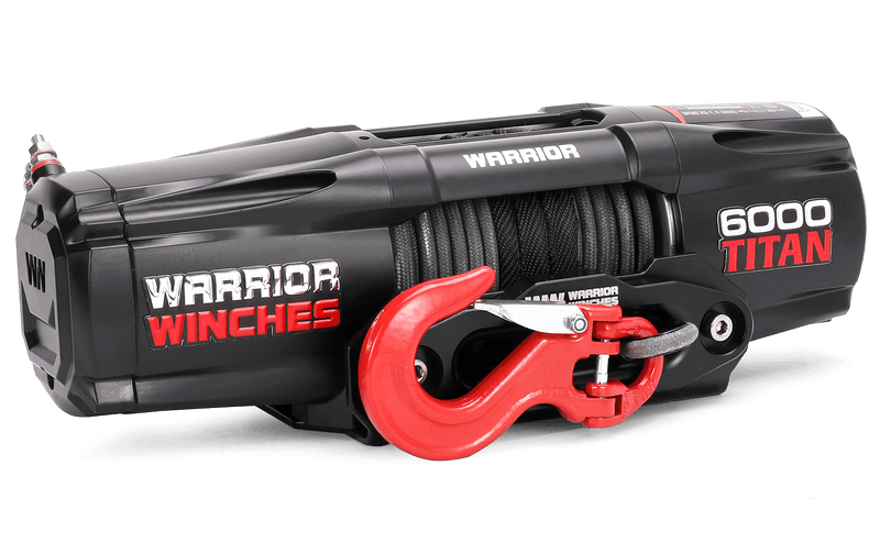 Load image into Gallery viewer, Titan 6,000lb 12v Electric Winch - Synthetic Rope
