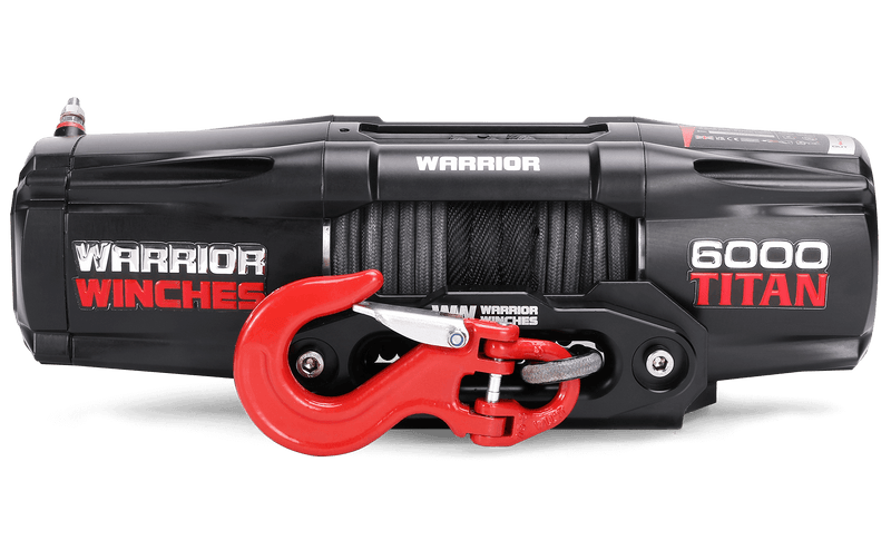 Load image into Gallery viewer, Titan 6,000lb 12v Electric Winch - Synthetic Rope
