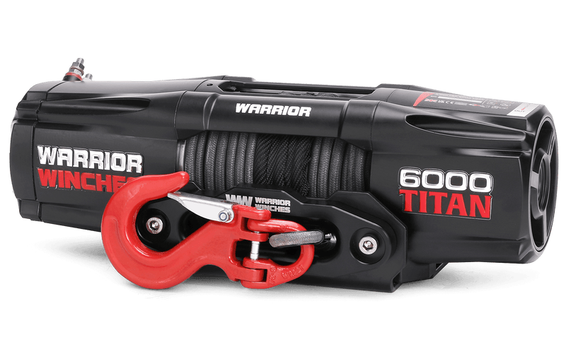 Load image into Gallery viewer, Titan 6,000lb 12v Electric Winch - Synthetic Rope
