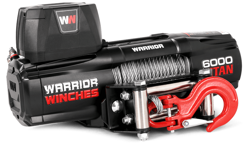 Load image into Gallery viewer, Titan 6,000lb 12v Electric Winch - Steel Rope
